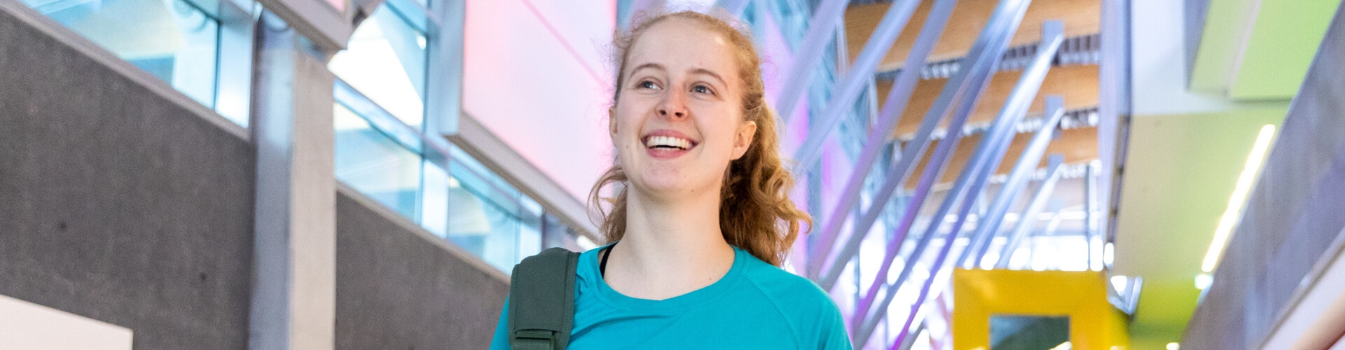 UCD student smiling.